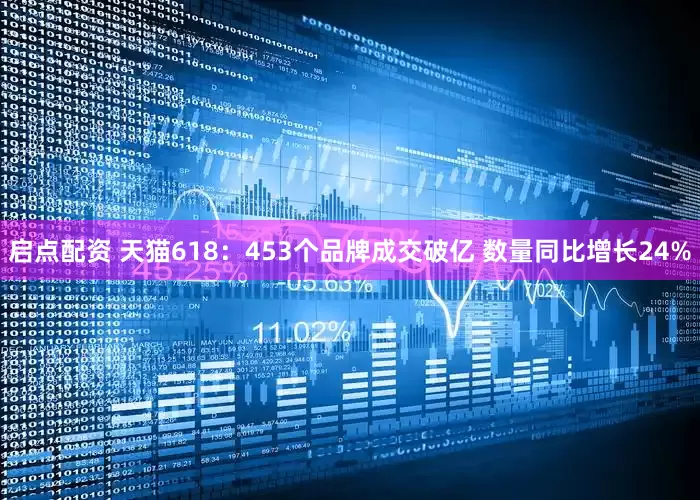 启点配资 天猫618：453个品牌成交破亿 数量同比增长24%